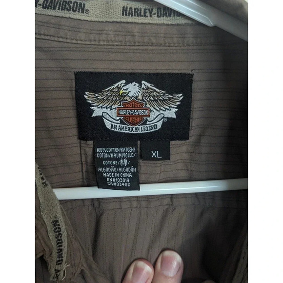 Harley Davidson button down shirt XL - Picture 4 of 4
